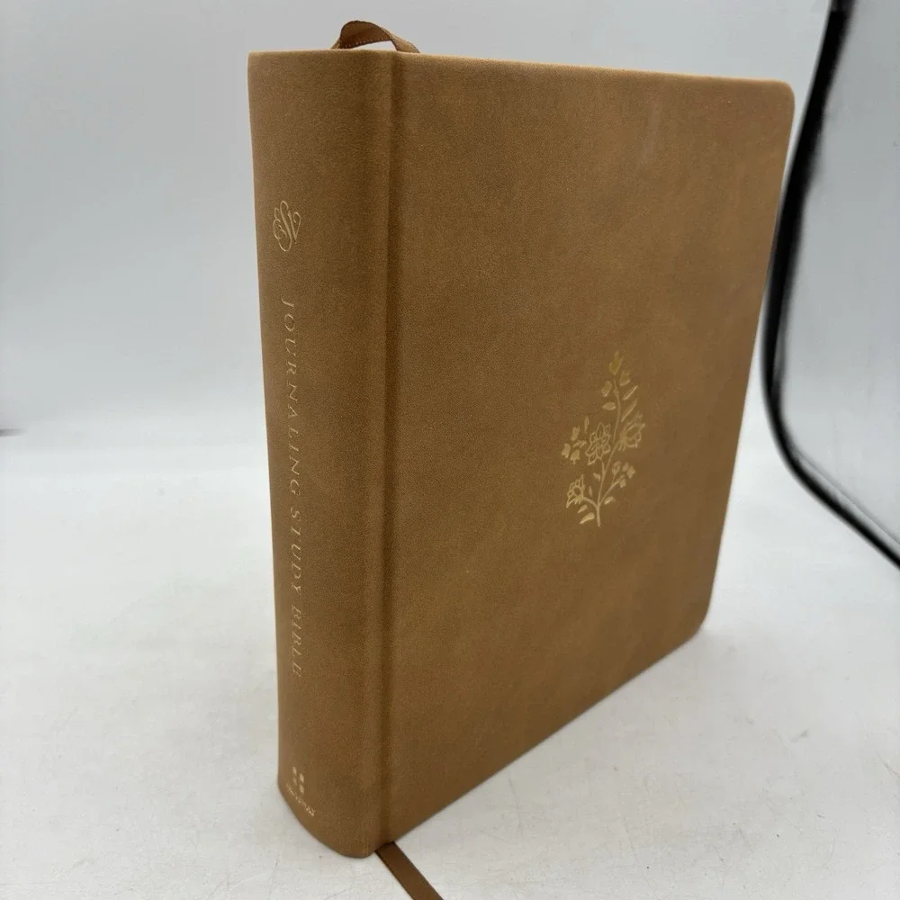 Journaling Study Bible Crossway ESV Single Column TruTone Tan Hardcover
